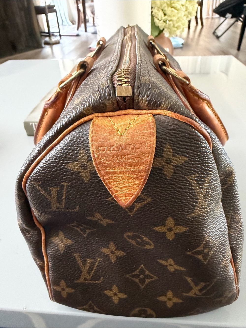 Louis Vuitton Monogram Top Handle Satchel - Brown/Tan - Picture 4 of 16